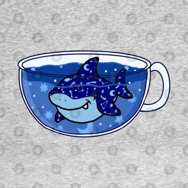 Sleepy Shark Tea by Octopus Cafe